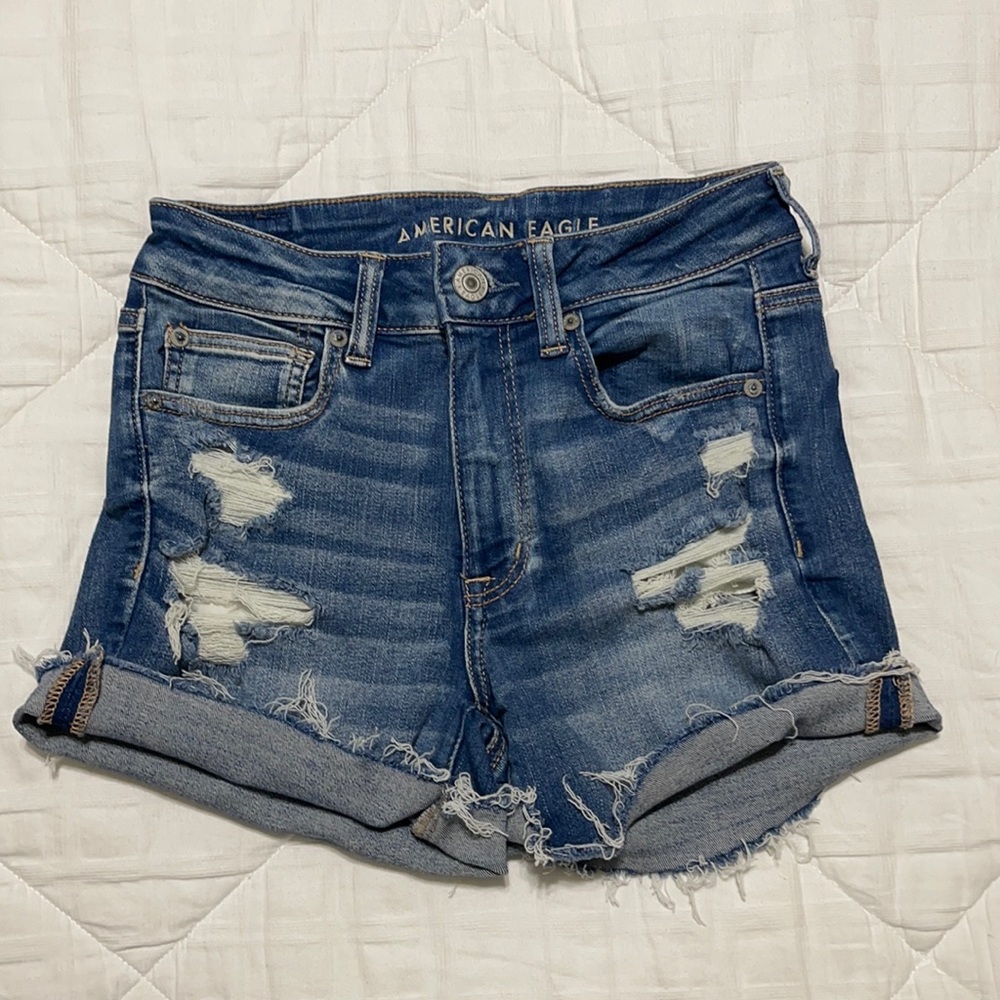 American eagle jean shorts